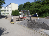 Bauphase Spielplatz
